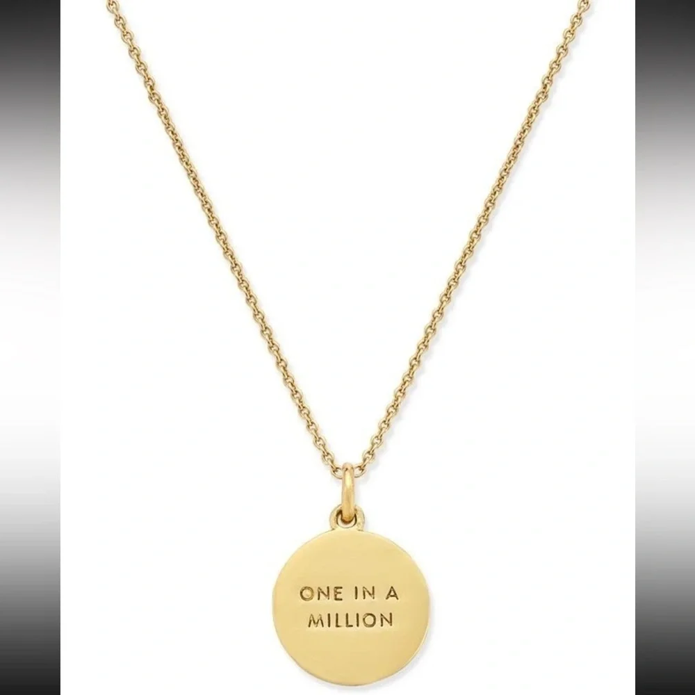 Kate Spade New York Initial Pendant Necklace L Gold